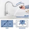 Wasserhahn Küche Ausziehbar mit Brause, 360° Drehbar Hoher Produktbild-Vorschau 5