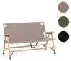 Bambus Campingbank MCW-Q40, Outdoorbank Picknickbank Produktbild-Vorschau 9