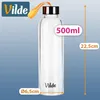 Vilde | Butelka na wodę szklana 500 ml - Butelka ze szkła Podgląd zdjęcia produktu 5