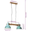 Lampa Wisząca, 25 W, Postarzany Niebieski, 85X28X109 Cm, Podgląd zdjęcia produktu 6