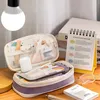 OKWISH Velké pouzdro na psací potřeby, praktické a funkční Náhled obrázku produktu 3