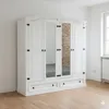 New Mexico Kleiderschrank 4-türig mit 2 Spiegeltüren, 2 Produktbild-Vorschau 3