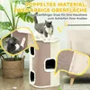 PawHut Arbre à chat en forme de tonneau, 3 niveaux, Voir les images du produit 6
