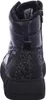 A rear view of a black winter boot with glitter detailing. Anteprima dell’immagine prodotto