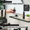bremermann Bad-Serie PIAZZA BLACK - Glasablage mit Rahmen Produktbild-Vorschau 3