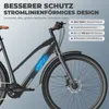 Advertisement for an electric bike with features listed. Produktbild-Vorschau