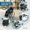 Rolstoel, opvouwbaar, aluminium, lichtgewicht, handmatig, Productafbeelding-voorbeeld 6