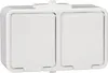 Caja empotrable doble, hermética, de color blanco, IP44, Vista previa de la imagen del producto 2
