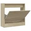 vidaXL Portascarpe in rovere Sonoma 60x21x57 cm Materiale a Anteprima dell’immagine prodotto 1