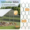 Sekey Hühnerstall Freilaufgehege XXL Stahl Voliere Produktbild-Vorschau 6
