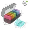 WELLGRO Tablettenbox 7 Tage 2 Fächer – Pillenbox mit großen Produktbild-Vorschau 4