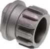A close-up studio shot of a metal meat grinder coupling. Produktbild-Vorschau