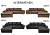Ecksofa Vintage Schlafsofa Eckcouch L-Sofa mit Ottomane u. Produktbild-Vorschau 11