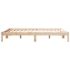 vidaXL Massivholzbett Extra Lang ohne Matratze 140x220 Produktbild-Vorschau 5
