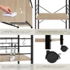 Chariot de service Rugby 65,5x45,5x88,5cm - Bois clair Voir les images du produit 5