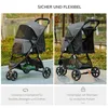 Poussette pour animaux de compagnie PawHut avec protection Voir les images du produit 6