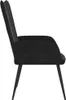 vidaXL Poltrona relax in velluto nero Anteprima dell’immagine prodotto 4