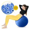 4FIZJO Gymnastikball mit Noppen, Ø 65 cm, Massage-Effekt, Produktbild-Vorschau 4