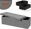 CASARIA® Zitbank met opbergruimte, Cord, inclusief 2 Productafbeelding-voorbeeld 1