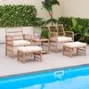 COSTWAY Gartenmöbel Set Polyrattan, Balkonmöbel Set inkl. 2 Produktbild-Vorschau 9