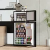 Merax 92L mini lednička s mrazákem 22 l, skleněnými dvířky Náhled obrázku produktu 6