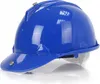 A blue hard hat is shown against a white background. Náhled obrázku produktu