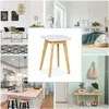 Relaxdays Esszimmerhocker aus Bambus, Sitzhocker Küche, Produktbild-Vorschau 5