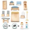 Mamabrum grande maison de poupées en bois pour enfants avec Voir les images du produit 10