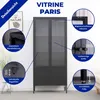 Mein-Regal Vitrine Paris aus Metall mit Schubladen und Produktbild-Vorschau 3