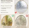 WOLTU Spiegel rund, moderner Wandspiegel Hängespiegel, aus Produktbild-Vorschau 6