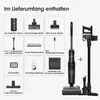 A collage of product accessories and the main vacuum cleaner unit, with text describing the included items. Podgląd zdjęcia produktu