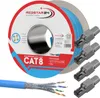 Cat 8 Verlegekabel Netzwerkkabel CAT 8.1 Kabel Ethernet LAN Produktbild-Vorschau 1
