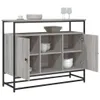 vidaXL Kredens szary Sonoma 100x35x80 cm Materiał Podgląd zdjęcia produktu 4