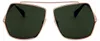 Max Mara Sonnenbrille MM0006 08A 64 Damen Gold Produktbild-Vorschau 6