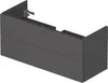Waschtischunterbau L-CUBE 1290x481x555mm graphit matt Produktbild-Vorschau 4