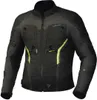 Veste textile Rebelhorn Borg pour moto, noir/gris/jaune, S Voir les images du produit 1
