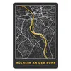 MuchoWow® Mauspad Mousepad Mülheim an der Ruhr - Gold - Produktbild-Vorschau 1