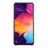 A smartphone with a colorful wallpaper displayed on its screen, encased in a pinkish-purple case. Produktbild-Vorschau