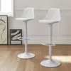 sweeek - 2er Set verstellbare Barhocker mit Sitzbezug aus Produktbild-Vorschau 9