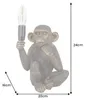 riess-ambiente Tischlampe SCHIMPANZEE 25cm schwarz Produktbild-Vorschau 7