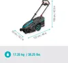 Gardena PowerMax, Schieberasenmäher, 600 m², 46 cm, 2,5 cm, Produktbild-Vorschau 7