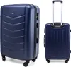 Two dark blue suitcases are shown against a white background. One is shown from the front-left, and the other from the back-right with its telescopic handle extended. Náhled obrázku produktu