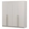 Drehtürenschrank Kleiderschrank Schrank 200 cm Produktbild-Vorschau 2