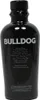 A black bottle of Bulldog London Dry Gin against a white background. Produktbild-Vorschau