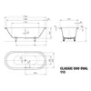KALDEWEI Badewanne CLASSIC DUO OVAL manhattan Produktbild-Vorschau 3