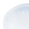 A close-up of a white ceiling lamp with a starry effect. Produktbild-Vorschau