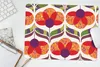 MuchoWow® Mauspad Mousepad Retro - Flower Power - Vintage - Produktbild-Vorschau 6