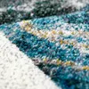 Moderner Teppich mit geometrischem Muster in grau blau Produktbild-Vorschau 2