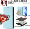 Litchi Leder Handyhülle für Samsung Galaxy S25 Wallet Produktbild-Vorschau 7