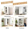 Witte metalen opbergkast met verstelbare indeling en 3 Productafbeelding-voorbeeld 9